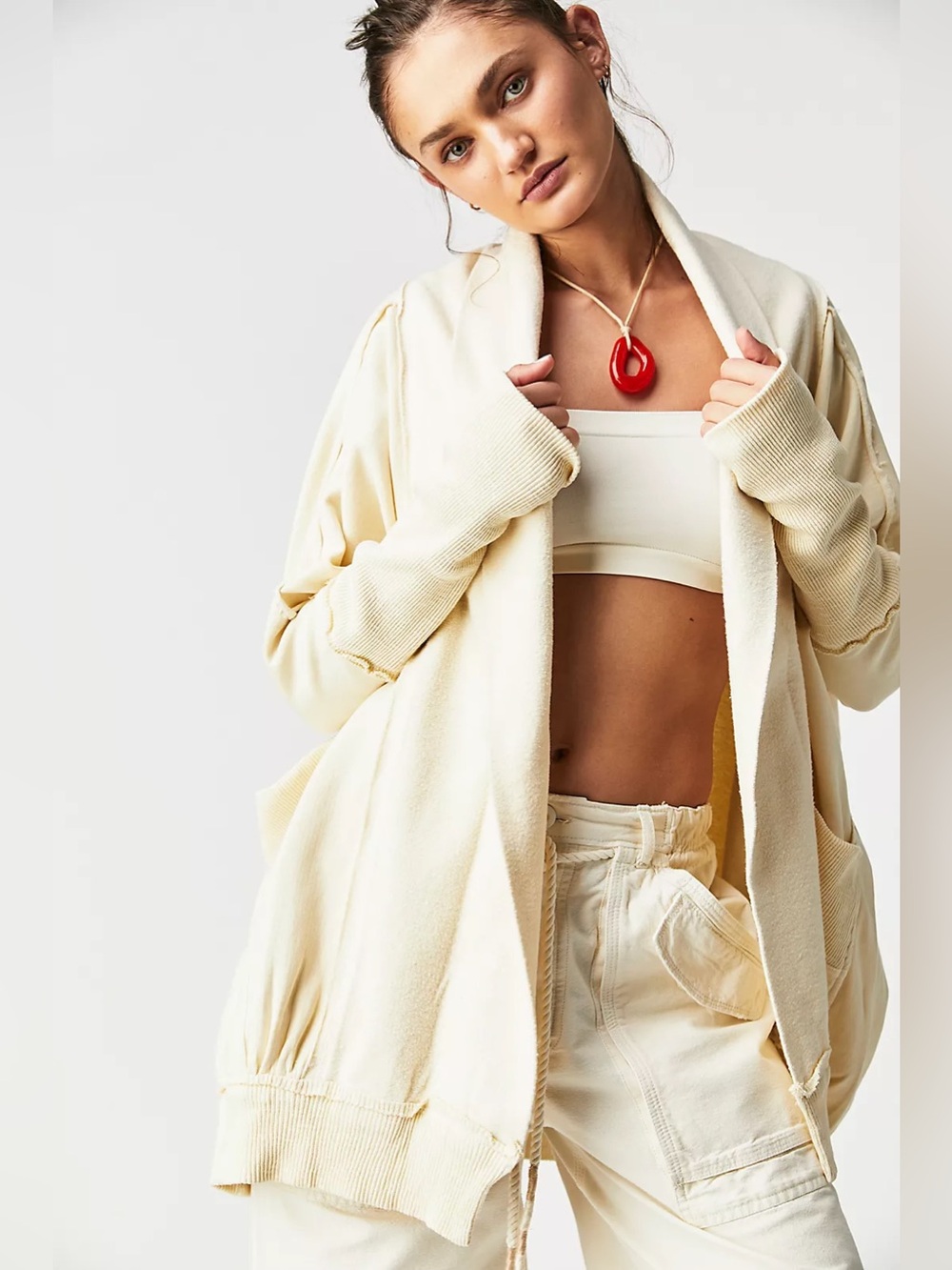 We The Free Monday - Friday Open-Front Cardigan